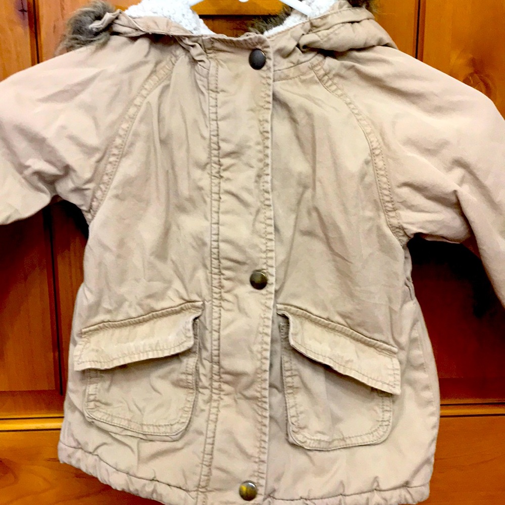 Old Navy khaki coat - Picture 1 of 3